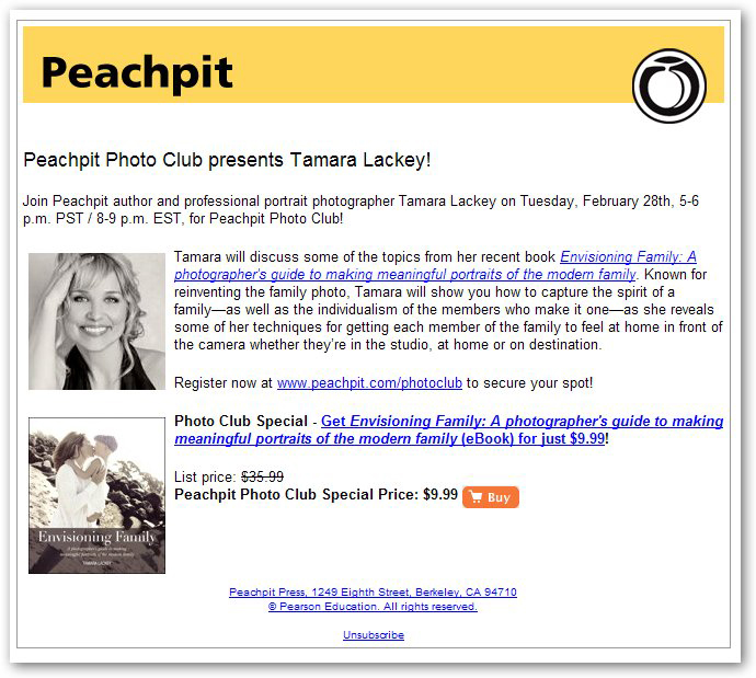 peachpit photo club, tamara lackey, portrait photography